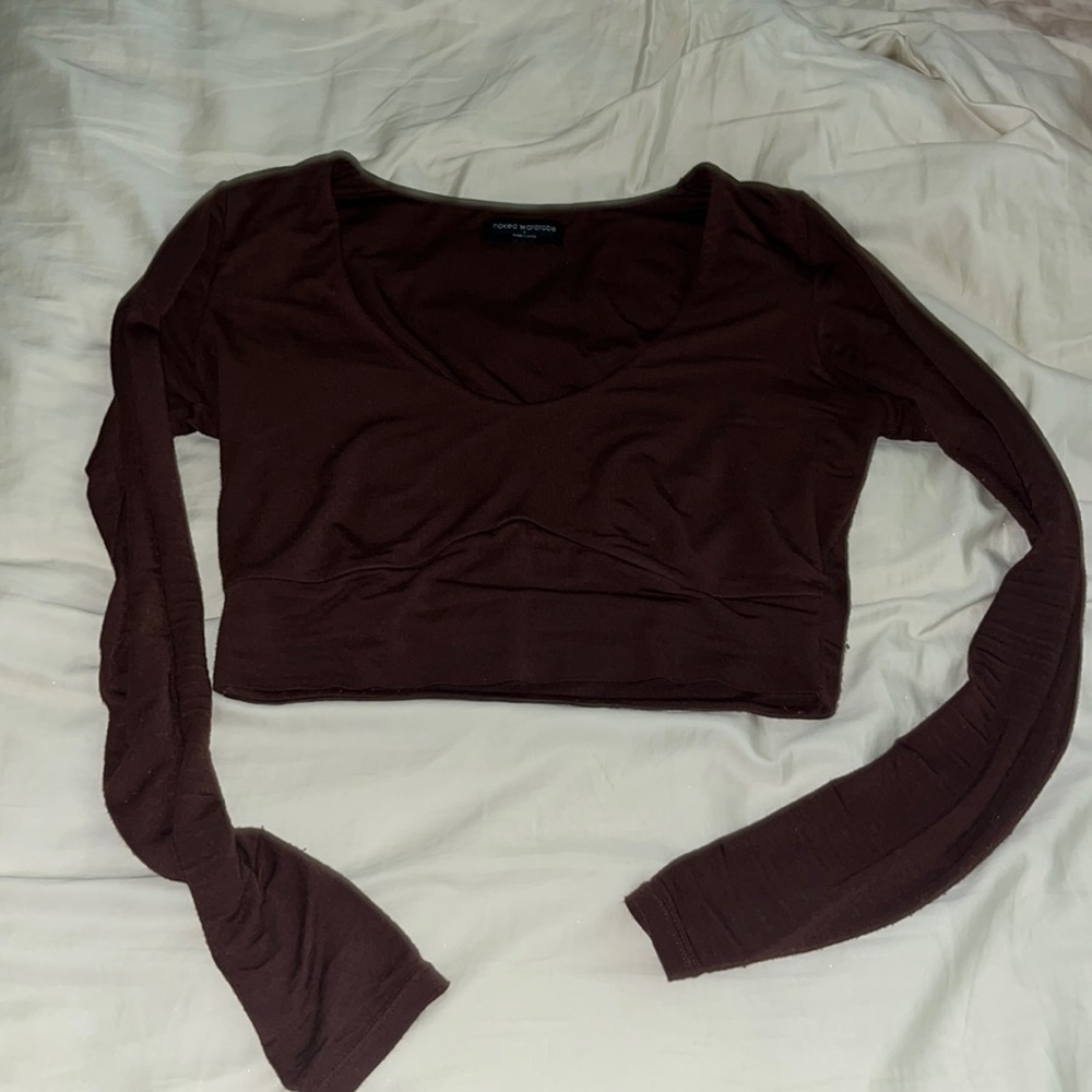 Naked wardrobe crop top size small